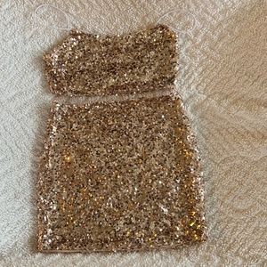 Women’s Sequin Skirt Set